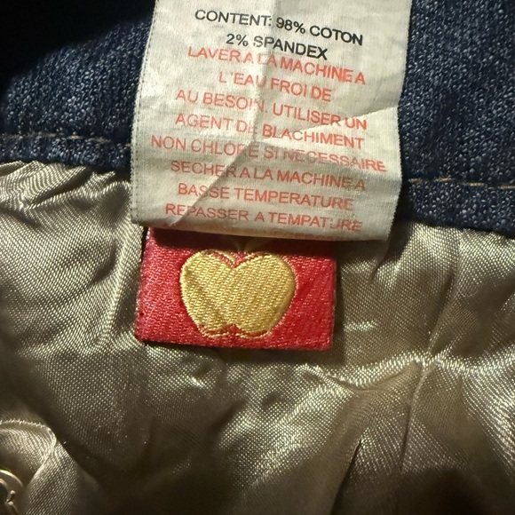 Vintage Rare Apple Bottoms Blue Jeans Classic Fit Size 11/12 - Picture 11 of 12
